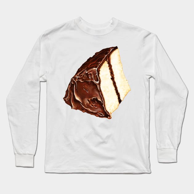 Chocolate Cake Long Sleeve T-Shirt by KellyGilleran